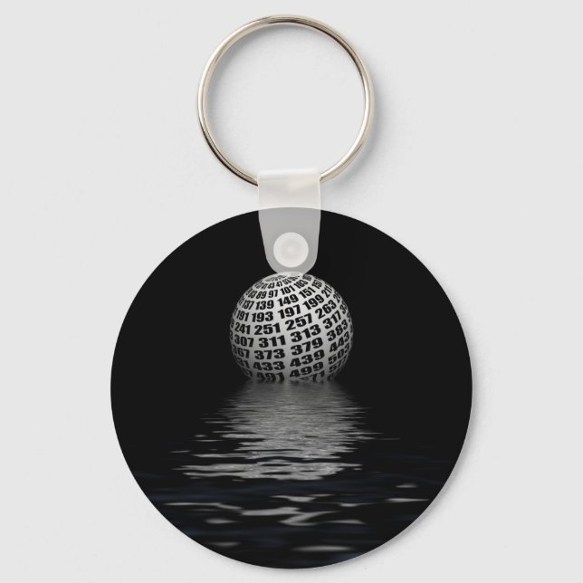 Prime number planet key ring (Front)