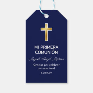 Primera Comunion Favours and Gifts First Communion Gift Tags