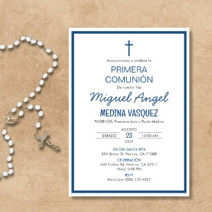 Primera Comunion Invitacion  First Holy Communion Invitation
