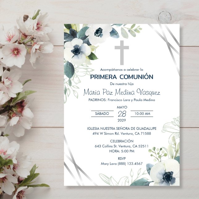 Primera Comunion Invitacion First Holy Communion Invitation (Creator Uploaded)