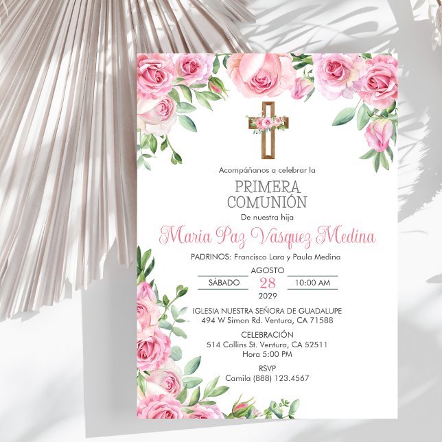 Primera Comunion Invitacion  First Holy Communion Invitation (Creator Uploaded)