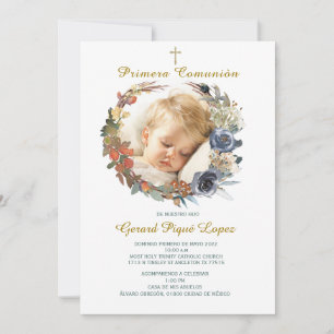 Primera comunion invitacion imprimible invitation