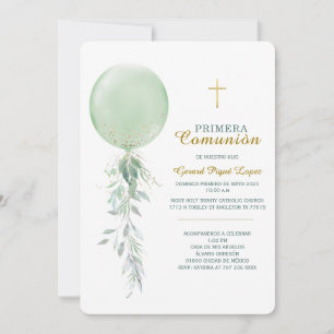 Primera comunion invitacion imprimible invitation