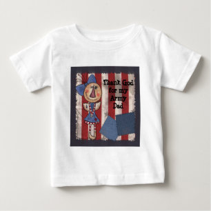 Primitive American Angel Baby T-Shirt