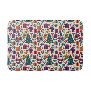 Primitive Angel Bath Mat Folk Art Christmas