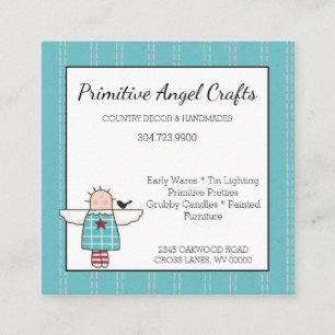 Primitive Angel Country Business Card 