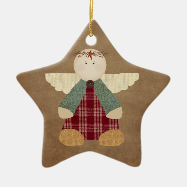 Primitive Angel Ornament (Front)