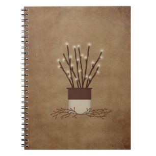 Primitive Branch Lights Notebook