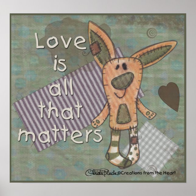 Primitive Bunny Poster (Front)