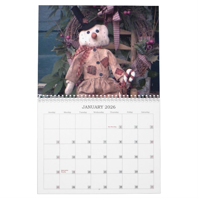 Primitive Calendar (Jan 2026)