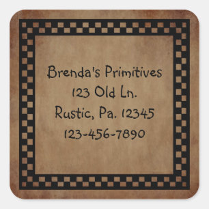 Primitive Check Sticker