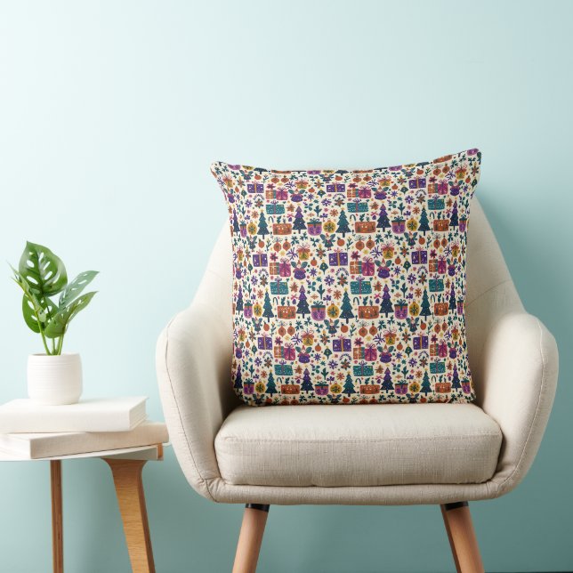 Primitive Christmas Tree Pillow (Chair)