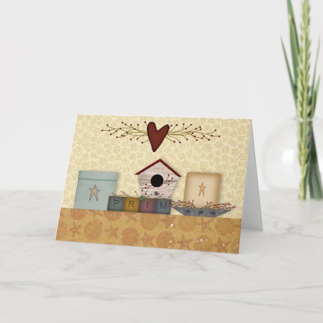 Primitive Collection Note Card (Front)