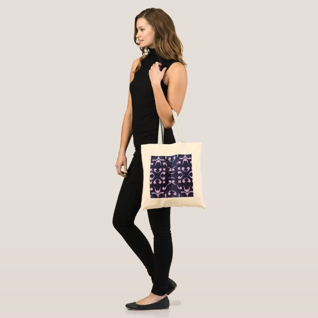 Primitive Conctellation Abstract Geometric  Tote Bag (Front (Model))