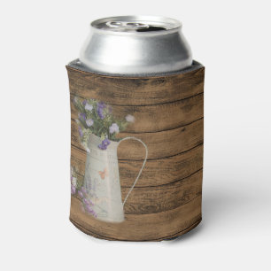 primitive country lavender rustic barn wood can cooler