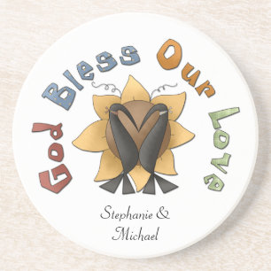 Primitive Crows Bless Our Love Coaster