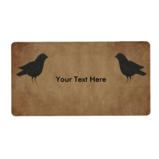 Primitive Crows Product Label