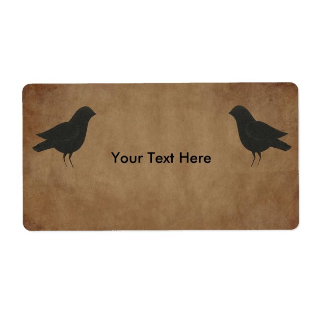 Primitive Crows Product Label (Front)