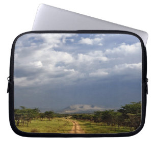 Primitive dirt road across the northern laptop sleeve