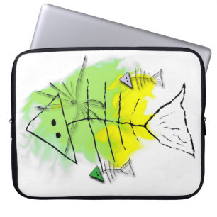Primitive Fish Laptop Sleeve