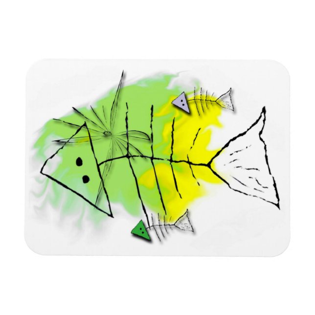 Primitive Fish Magnet (Horizontal)