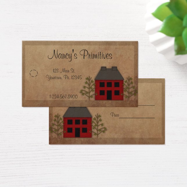 Primitive Home Hang Tag (Desk)