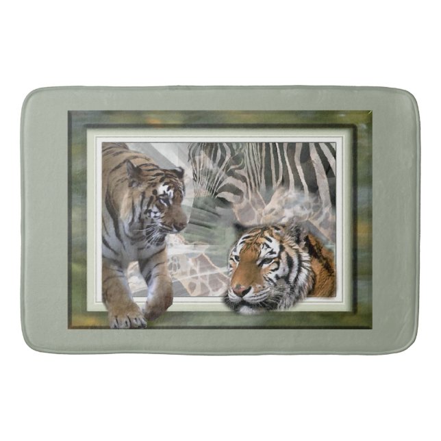 Primitive Jungle Bath Mat (Front)