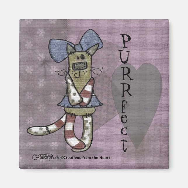 Primitive Kitty Magnet (Front)