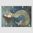 Primitive Mermaid In Celestial Ocean Decoupage    