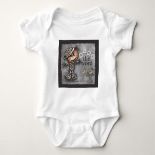 Primitive Mummy-Mums the Word Baby Bodysuit