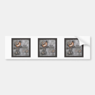 Primitive Mummy-Mums the Word Bumper Sticker