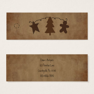 Primitive Ornaments Hang Tag