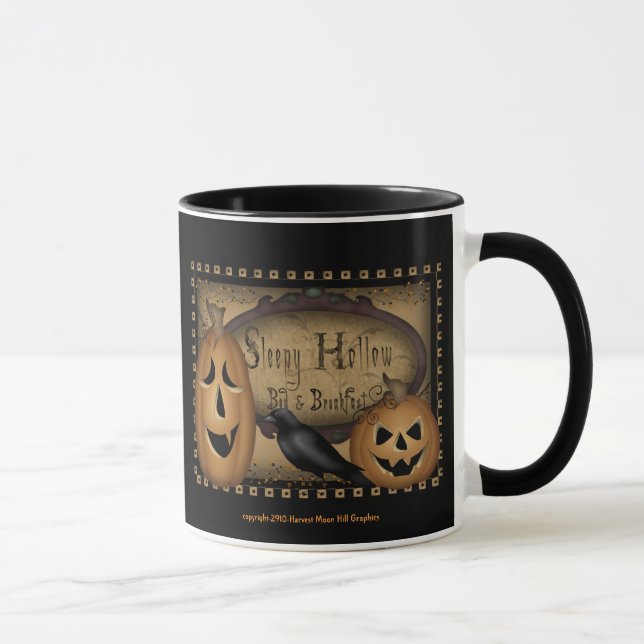 Primitive Sleepy Hollow Coffee Mug (Right)