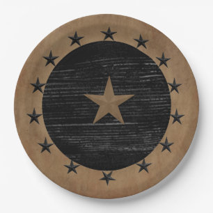 Primitive Star Paper Plate