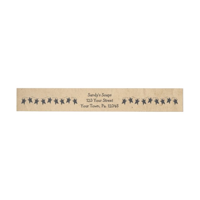 Primitive Stars Wraparound Soap Product Label (Individual)