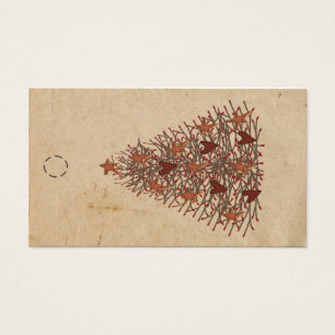 Primitive Tree Hang Tag