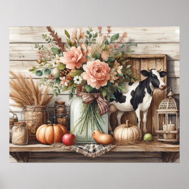 Primitive Wood Country Shelf 6 Poster (Front)