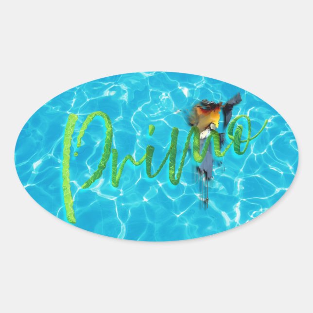 PRIMO  OVAL STICKER (Front)