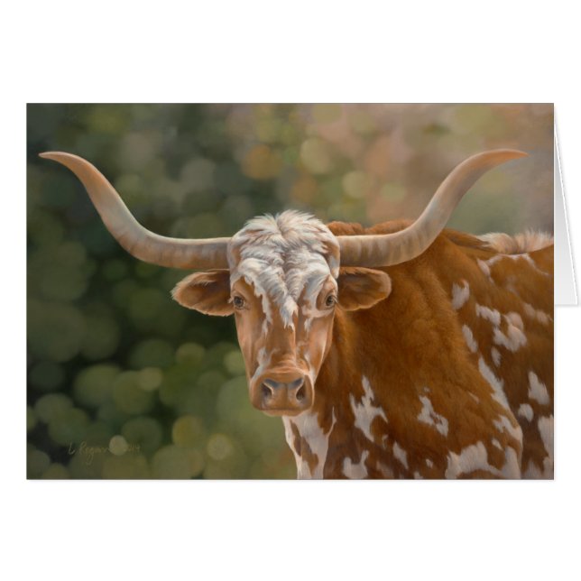 "Primo" - Texas Longhorn (Front Horizontal)