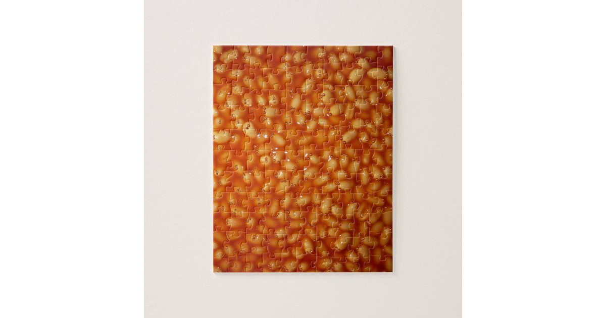 "Primordial Baked Beans" Jigsaw Puzzle Zazzle