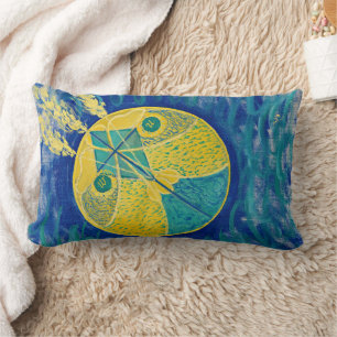 Primordial Chaos, 1906-1907 by Hilma af Klint Lumbar Cushion