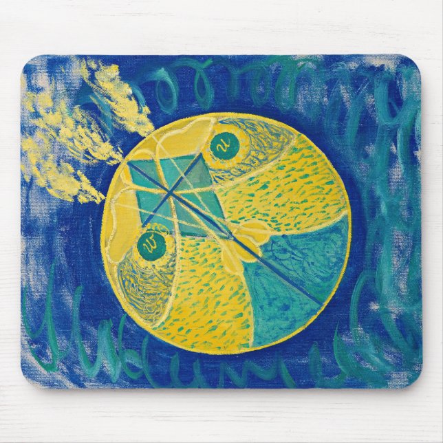Primordial Chaos, 1906-1907 by Hilma af Klint Mouse Pad (Front)