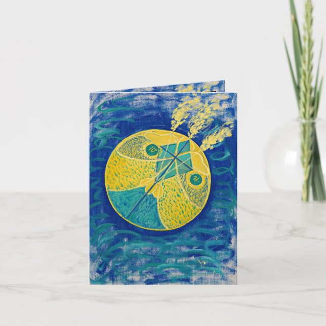 Primordial Chaos, 1906-1907 by Hilma af Klint Thank You Card (Front)