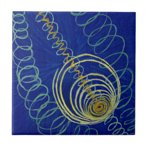 Primordial Chaos by Hilma af Klint Ceramic Tile