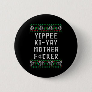 Primotees Uni-adults Black Christmas - Small - Lon 6 Cm Round Badge
