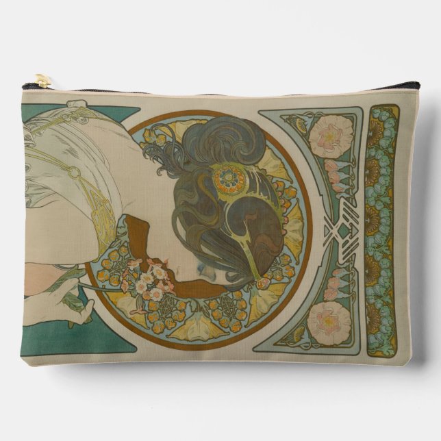 Primrose by Alphonse Mucha (1899) Accessory Pouch (Front)