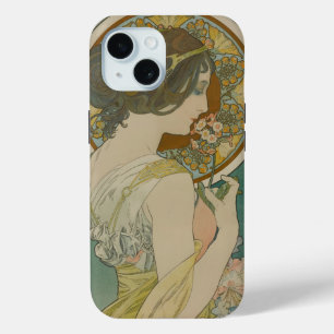 Primrose by Alphonse Mucha (1899) iPhone 15 Case