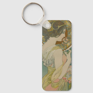 Primrose by Alphonse Mucha (1899) Key Ring