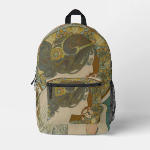 Primrose by Alphonse Mucha (1899) Printed Backpack