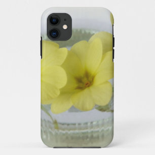 primrose in a coffee cup iPhone 11 case